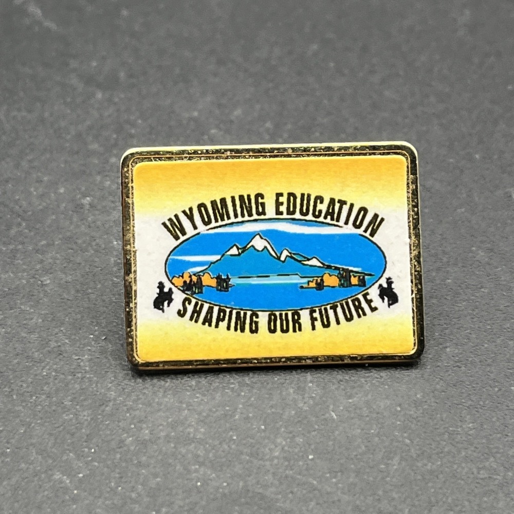 Wyoming Education Shaping Our Future Lapel Hat Pin‎